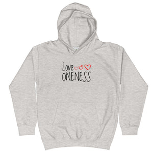 LOVE ONENESS HEARTS - Kids Hoodie