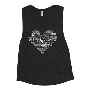 LOVE LANGUAGES W Muscle Tank