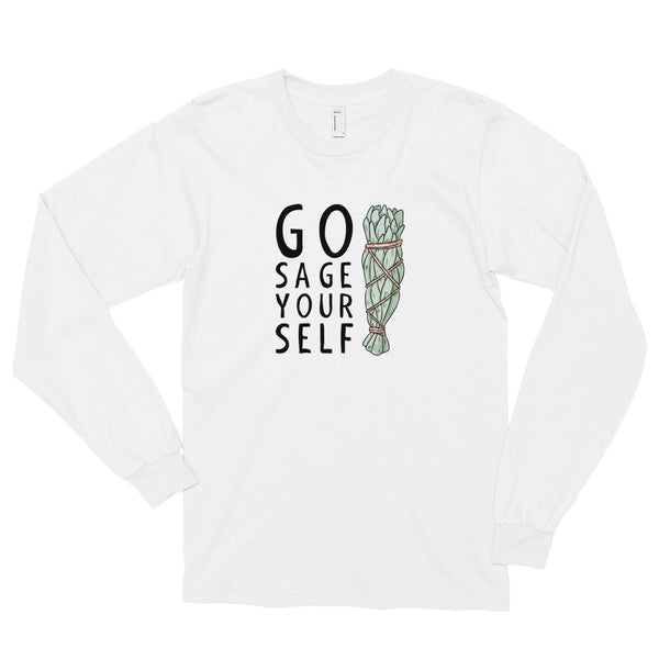 GO SAGE YOURSELF Long sleeve t-shirt
