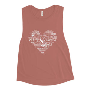 LOVE LANGUAGES W Muscle Tank