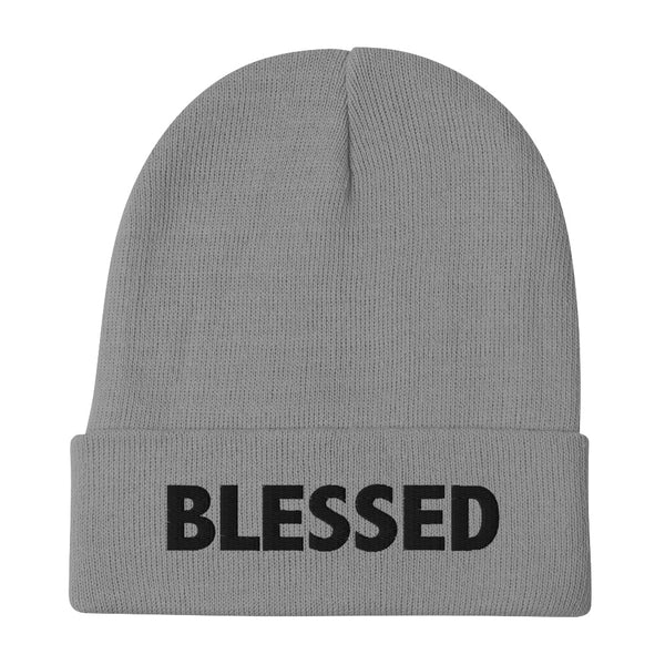 BLESSED Embroidered Beanie