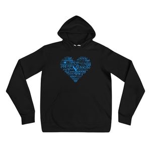 LOVE LANGUAGES BLUE Unisex hoodie