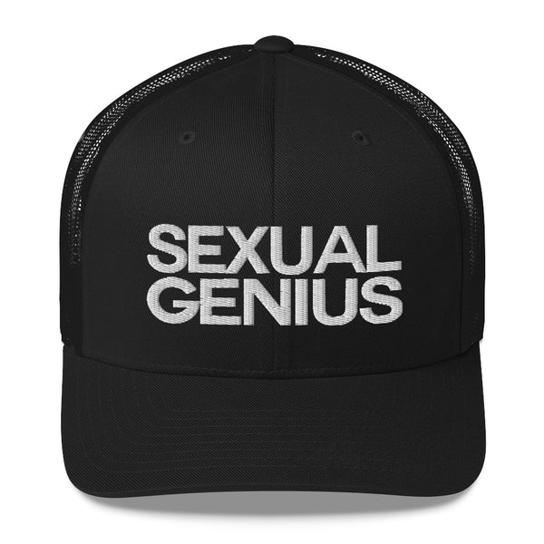 SEXUAL GENIUS W Trucker Cap