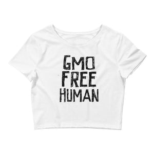 GMO FREE HUMAN Women’s Crop Tee