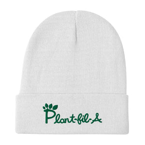 PLANT FIL A G Embroidered Beanie