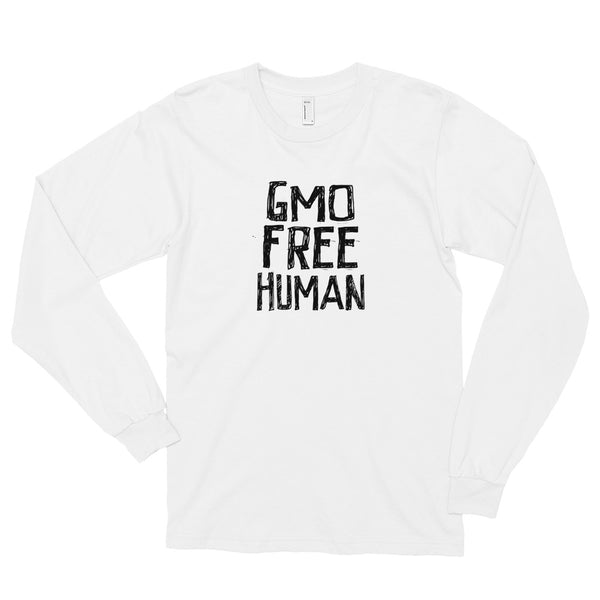 GMO FREE HUMAN Long sleeve t-shirt