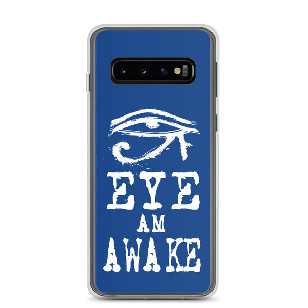 EYE AM AWAKE BLUE Samsung Case