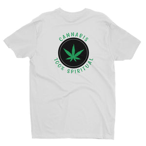 C-BIS 100% BLACK / GREEN T-shirt (Athletic Fit)