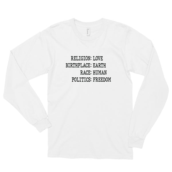 RELIGION FREEDOM Long sleeve t-shirt