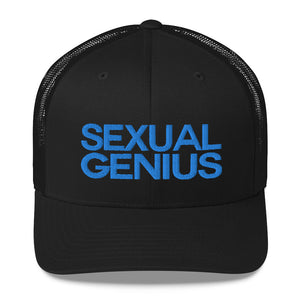 SEXUAL GENIUS B Trucker Cap