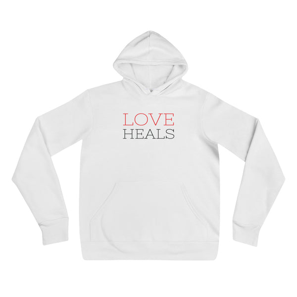 LOVE HEALS R B Unisex hoodie