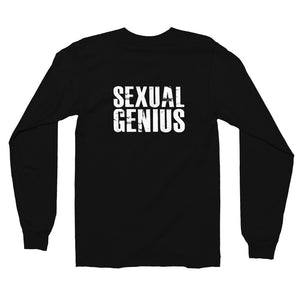 SEXUAL GENIUS Black Long sleeve t-shirt
