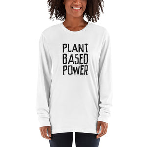 PLANT BASED POWER Long sleeve t-shirt