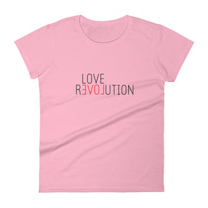LOVE REVOLUTION Scoop t-shirt A88