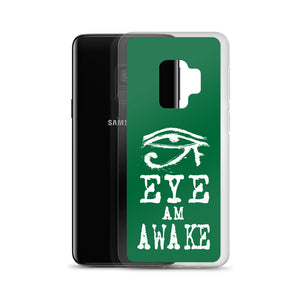 EYE AM AWAKE GREEN Samsung Case