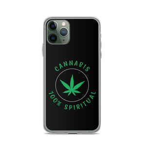 C-BIS 100% BLACK / GREEN iPhone Case