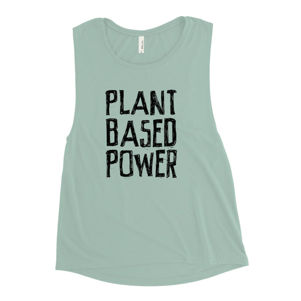 PLANT BASED POWER Ladies’ Muscle Tank