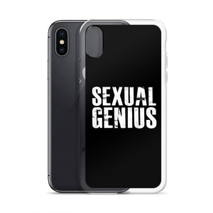 SEXUAL GENIUS BLACK iPhone Case